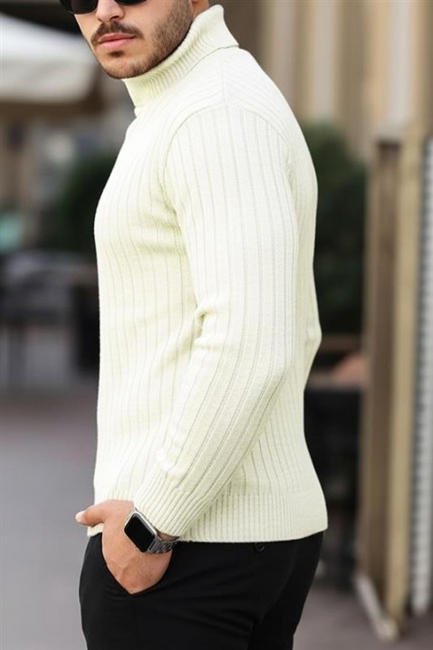 Muški džemper RACHERO ECRU, Boja: ecru, IVET.RS - Nova Kolekcija