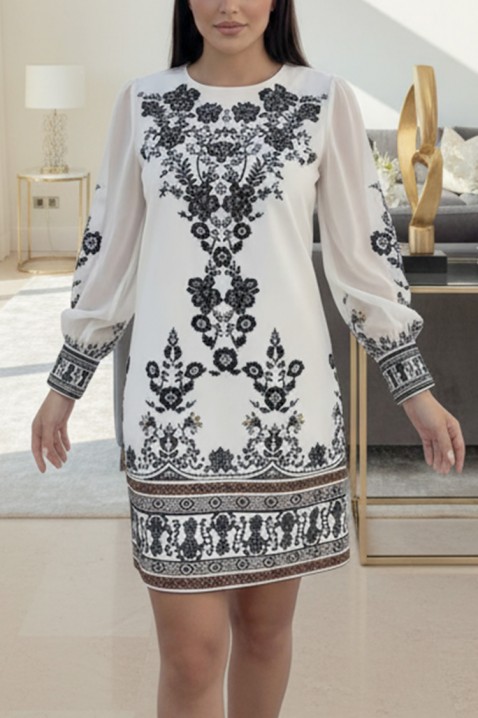 Haljina MIOGENFA, Boja: bela, IVET.RS - Nova Kolekcija