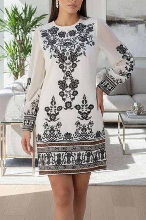 Haljina MIOGENFA, Boja: bela, IVET.RS - Nova Kolekcija