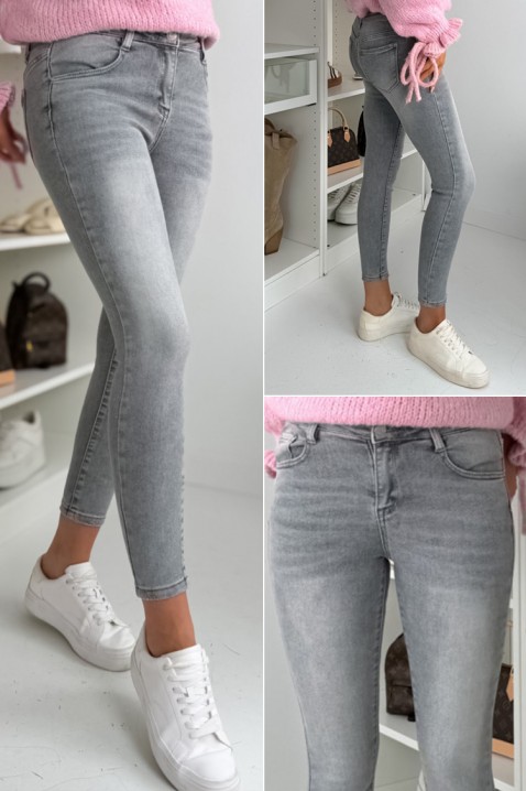 Farmerke HREVILDA, Boja: siva, IVET.RS - Nova Kolekcija