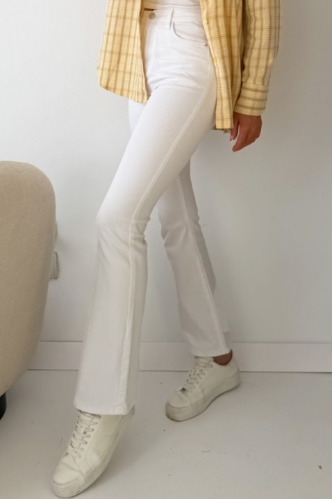 Farmerke GLORZELA, Boja: bela, IVET.RS - Nova Kolekcija