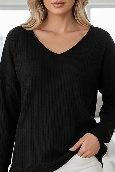 Ženska bluza ERMOLTA BLACK, Boja: crna, IVET.RS - Nova Kolekcija