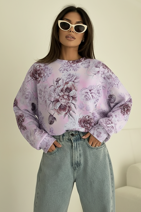 Ženska bluza POPLINDA, Boja: ljubičasta, IVET.RS - Nova Kolekcija
