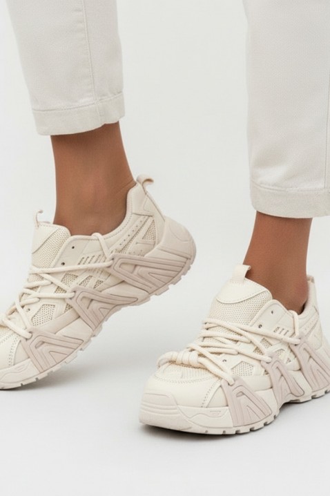 Ženske patike VELVERZA ECRU, Boja: ecru, IVET.RS - Nova Kolekcija