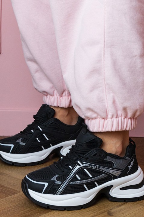 Ženske patike GLEMOLZA BLACK, Boja: crna, IVET.RS - Nova Kolekcija