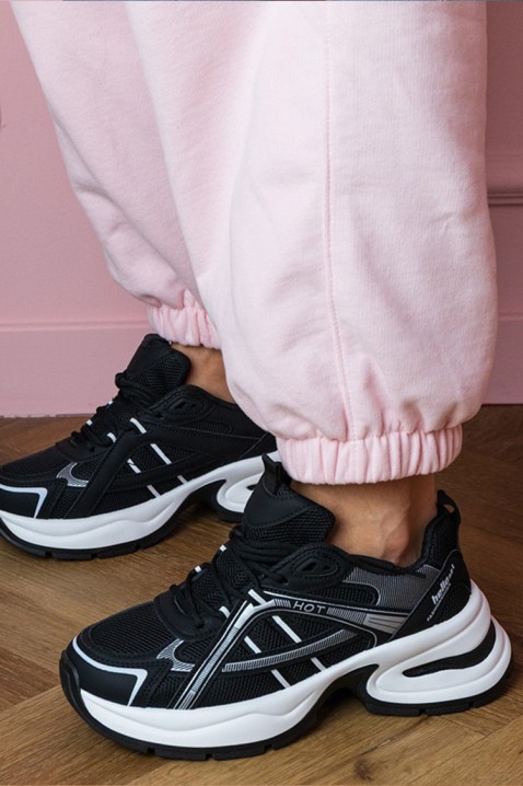 Ženske patike GLEMOLZA BLACK, Boja: crna, IVET.RS - Nova Kolekcija