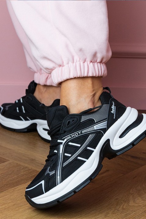 Ženske patike GLEMOLZA BLACK, Boja: crna, IVET.RS - Nova Kolekcija