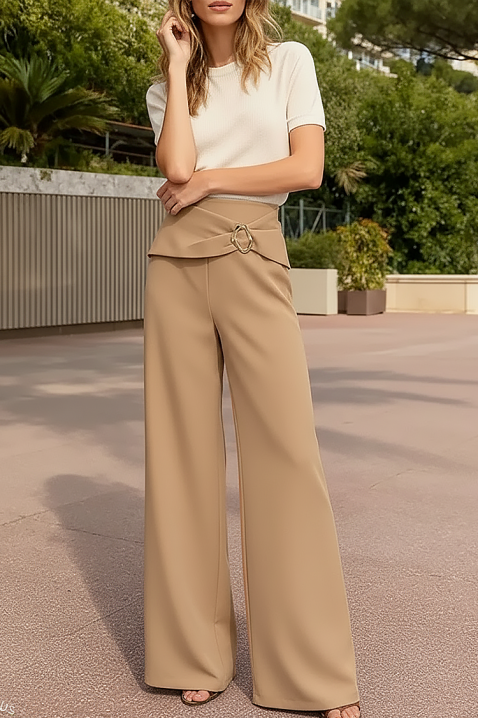 Pantalone SVEROLZA CAMEL, Boja: svetlobraon, IVET.RS - Nova Kolekcija