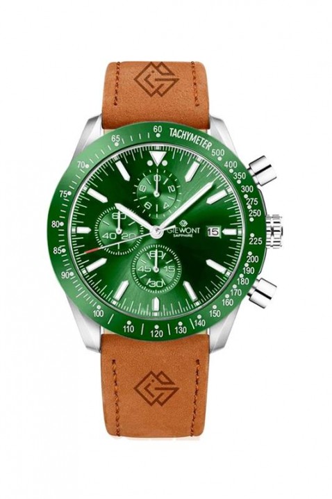 Muški sat Giewont Chronograph Sapphire Green, Boja: zelena, IVET.RS - Nova Kolekcija