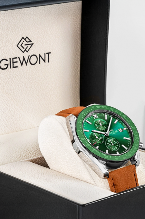 Muški sat Giewont Chronograph Sapphire Green, Boja: zelena, IVET.RS - Nova Kolekcija