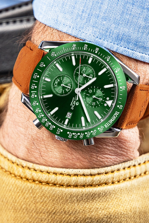 Muški sat Giewont Chronograph Sapphire Green, Boja: zelena, IVET.RS - Nova Kolekcija