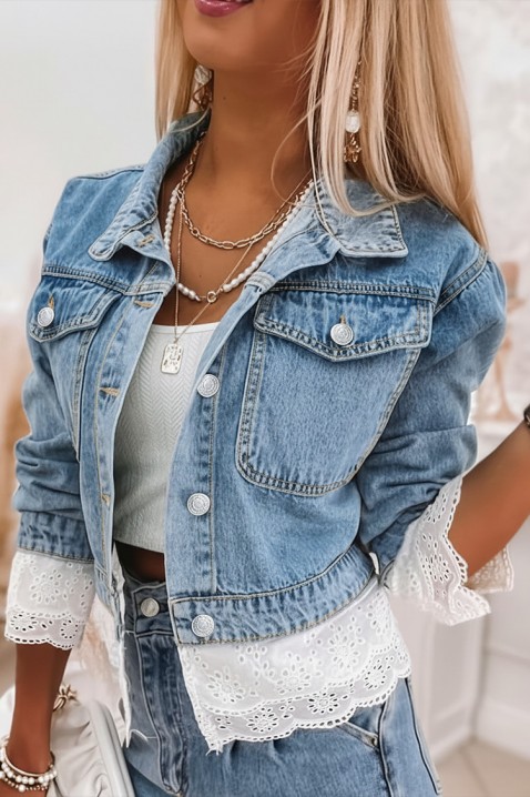 Teksas jakna GEZELINDA, Boja: svetloplava, IVET.RS - Nova Kolekcija