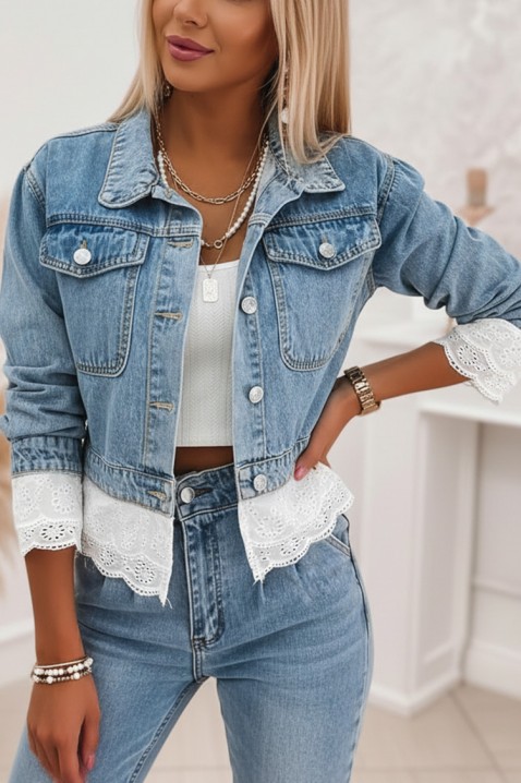 Teksas jakna GEZELINDA, Boja: svetloplava, IVET.RS - Nova Kolekcija