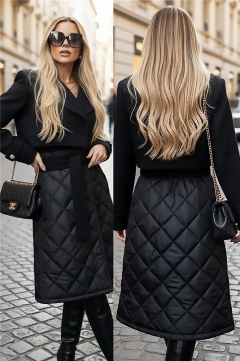 Kaput KAPITOLZA, Boja: crna, IVET.RS - Nova Kolekcija