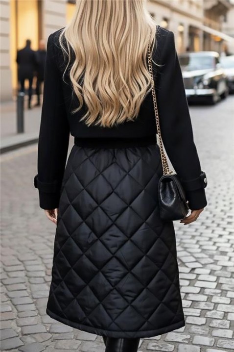 Kaput KAPITOLZA, Boja: crna, IVET.RS - Nova Kolekcija