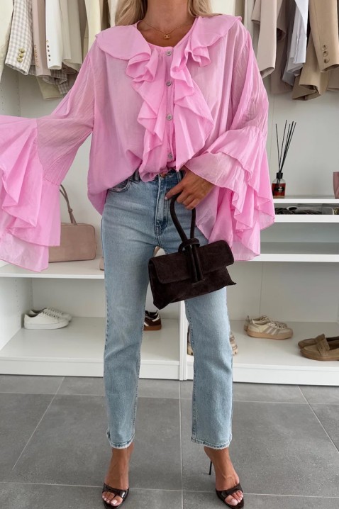 Ženska košulja VOLELANDA PINK, Boja: roze, IVET.RS - Nova Kolekcija