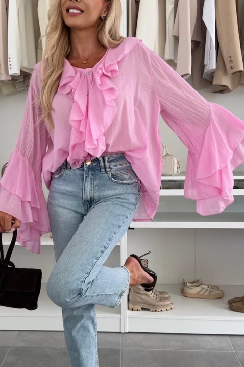 Ženska košulja VOLELANDA PINK, Boja: roze, IVET.RS - Nova Kolekcija