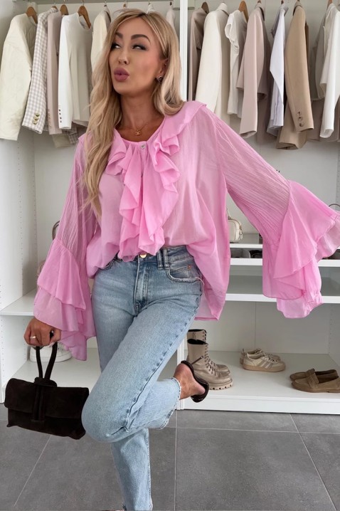 Ženska košulja VOLELANDA PINK, Boja: roze, IVET.RS - Nova Kolekcija