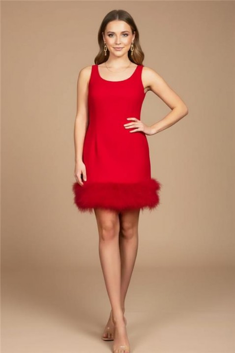 Haljina HOLINZANA RED, Boja: crvena, IVET.RS - Nova Kolekcija