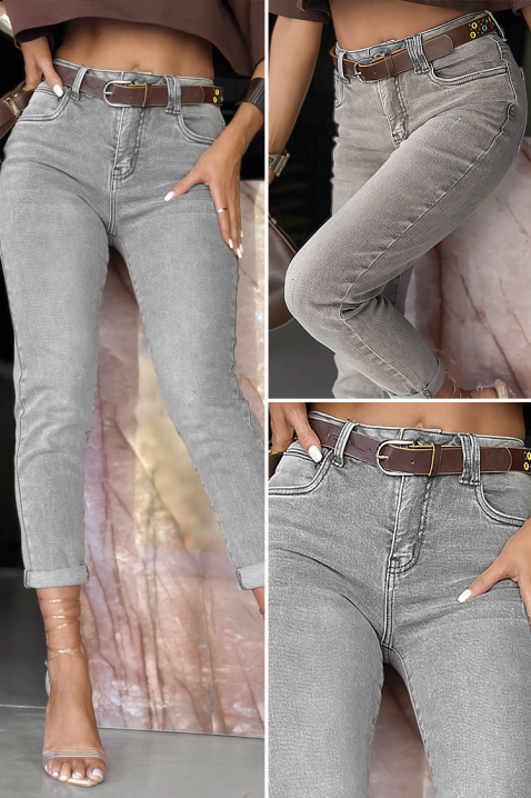 Farmerke BELONDIZA, Boja: siva, IVET.RS - Nova Kolekcija