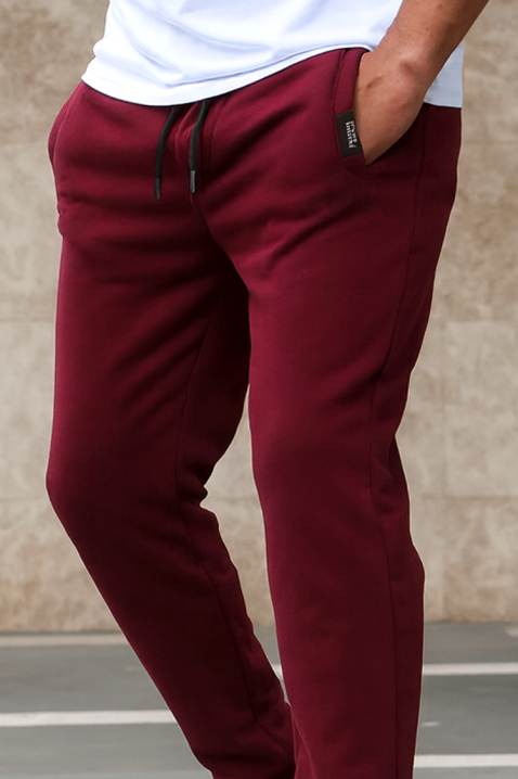 Muške pantalone FRONOZO BORDO, Boja: bordo, IVET.RS - Nova Kolekcija