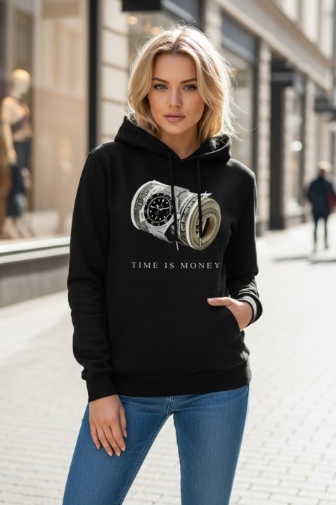 Dukserica MARLINZA, Boja: crna, IVET.RS - Nova Kolekcija