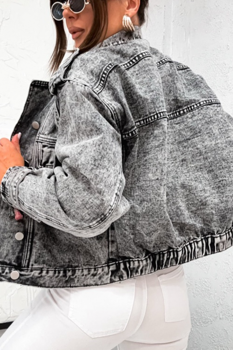 Teksas jakna VOLINDA, Boja: siva, IVET.RS - Nova Kolekcija