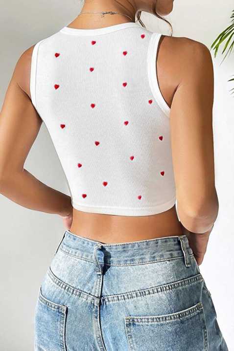 Top SERZILDA, Boja: bela, IVET.RS - Nova Kolekcija