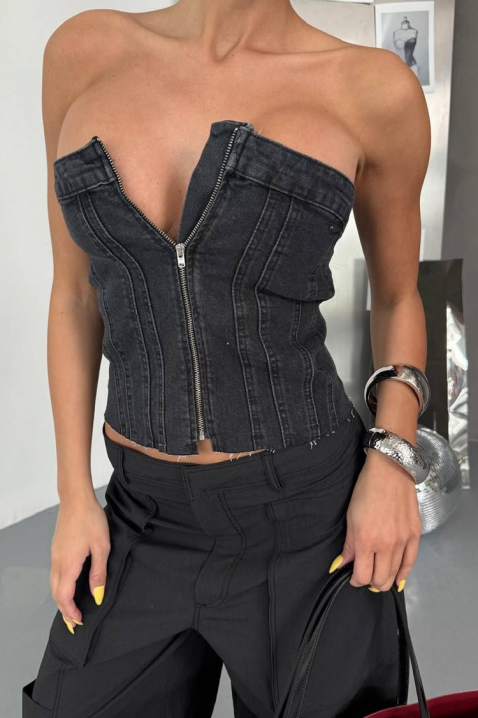 Top ERELONZA BLACK, Boja: crna, IVET.RS - Nova Kolekcija