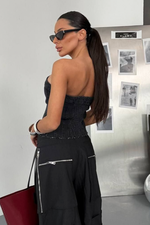 Top ERELONZA BLACK, Boja: crna, IVET.RS - Nova Kolekcija