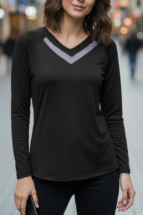 Ženska bluza RIONELDA BLACK, Boja: crna, IVET.RS - Nova Kolekcija