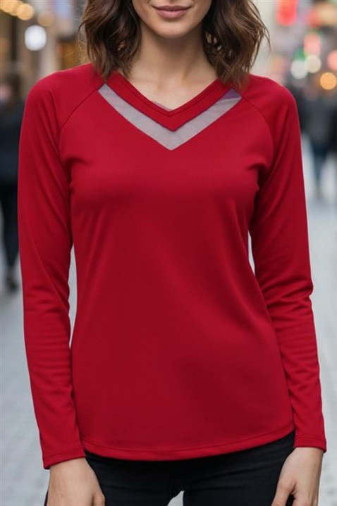 Ženska bluza RIONELDA RED, Boja: crvena, IVET.RS - Nova Kolekcija