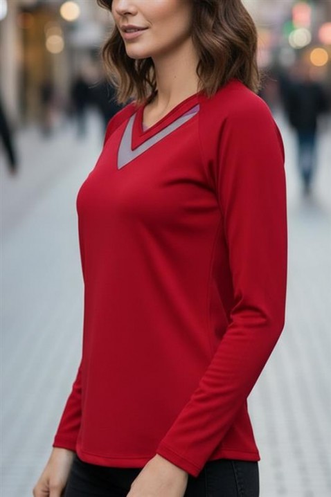 Ženska bluza RIONELDA RED, Boja: crvena, IVET.RS - Nova Kolekcija