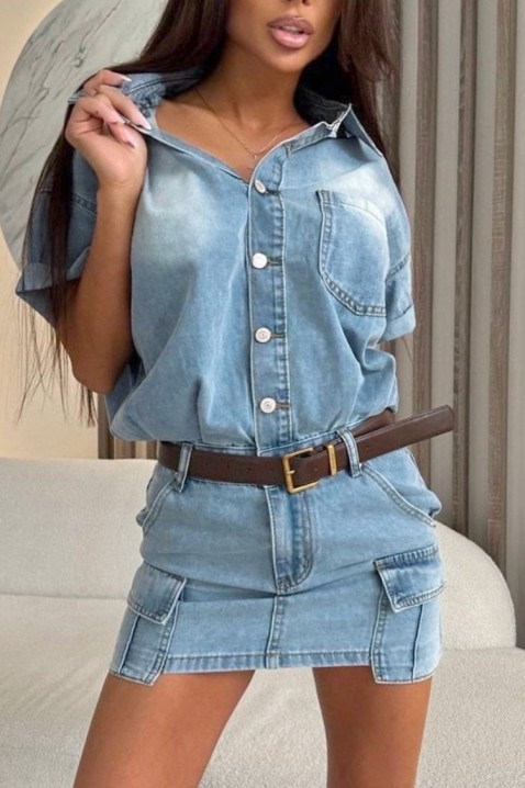 Haljina NEBRALENDA, Boja: svetloplava, IVET.RS - Nova Kolekcija