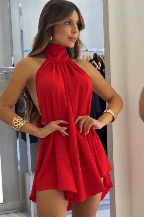 Haljina ESMERALZA, Boja: crvena, IVET.RS - Nova Kolekcija