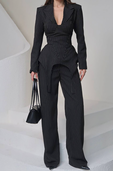 Komplet GERIMERZA BLACK, Boja: crna, IVET.RS - Nova Kolekcija