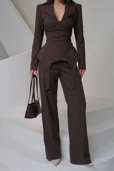 Komplet GERIMERZA BROWN, Boja: braon, IVET.RS - Nova Kolekcija