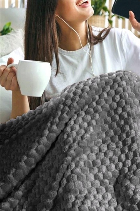 Ćebe BELMONGA GREY 160x200 cm, Boja: siva, IVET.RS - Nova Kolekcija