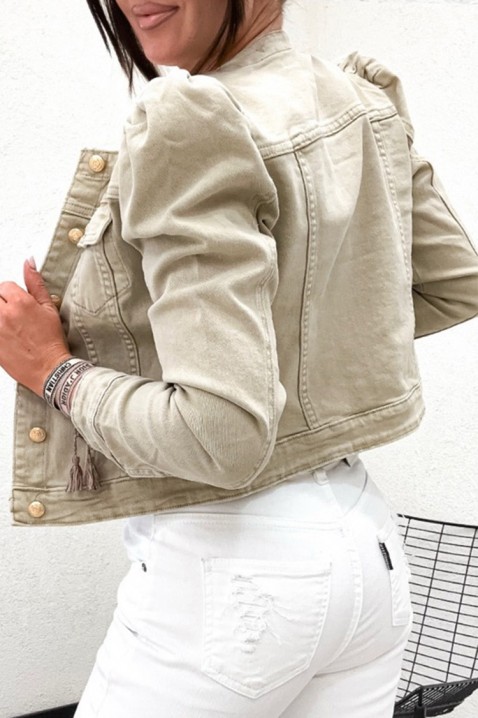 Teksas jakna BELIGONDA, Boja: bež, IVET.RS - Nova Kolekcija