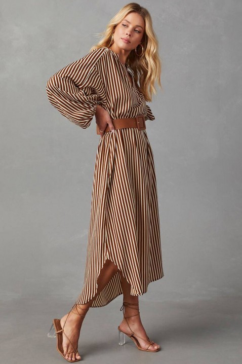 Haljina RAKLINDA BROWN, Boja: braon, IVET.RS - Nova Kolekcija