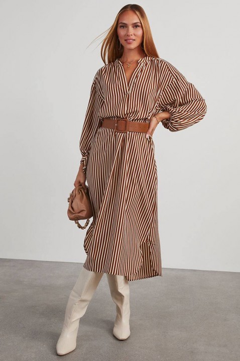 Haljina RAKLINDA BROWN, Boja: braon, IVET.RS - Nova Kolekcija