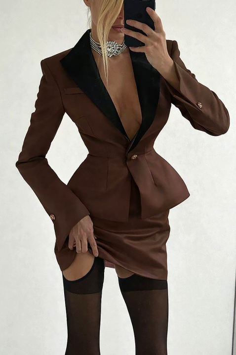 Komplet KENELZA BROWN, Boja: braon, IVET.RS - Nova Kolekcija