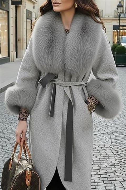 Kaput VANGELSA, Boja: siva, IVET.RS - Nova Kolekcija