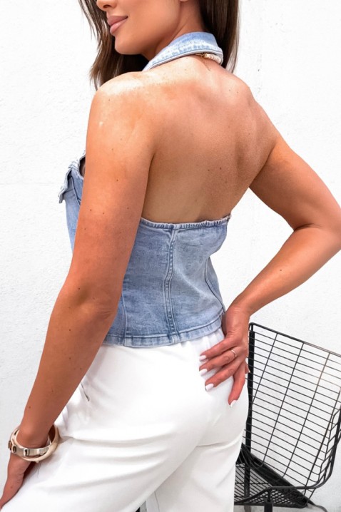 Top OBLENZA, Boja: svetloplava, IVET.RS - Nova Kolekcija