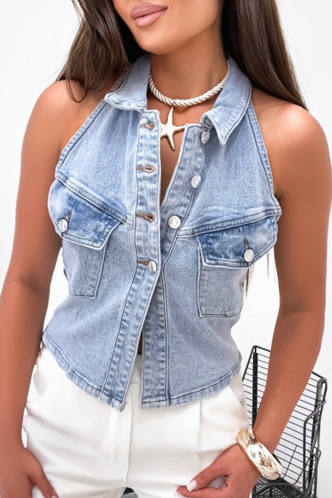 Top OBLENZA, Boja: svetloplava, IVET.RS - Nova Kolekcija