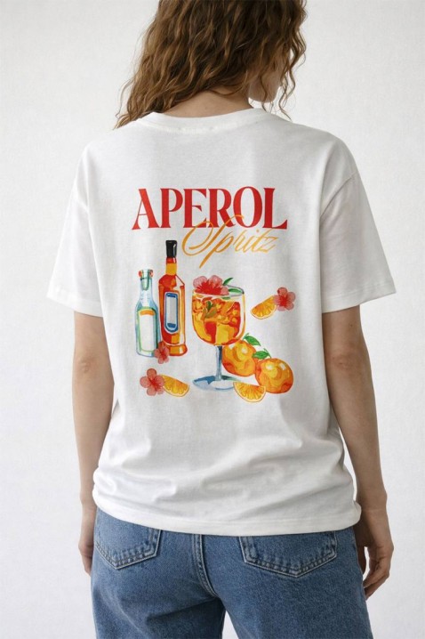 Majica APEROLZA WHITE, Boja: bela, IVET.RS - Nova Kolekcija