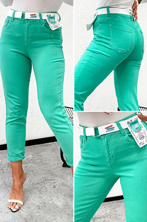 Farmerke ZEBRONDA, Boja: tirkizna , IVET.RS - Nova Kolekcija