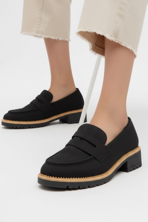 Ženske mokasine MOKANINZA BLACK, Boja: crna, IVET.RS - Nova Kolekcija