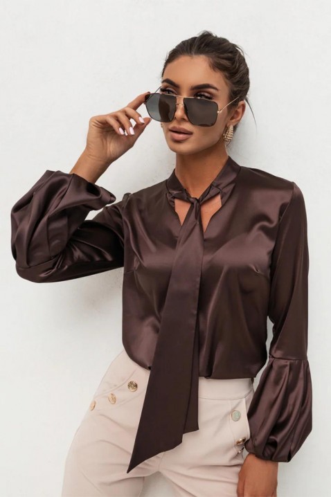 Ženska bluza GERZOLDA BROWN, Boja: braon, IVET.RS - Nova Kolekcija