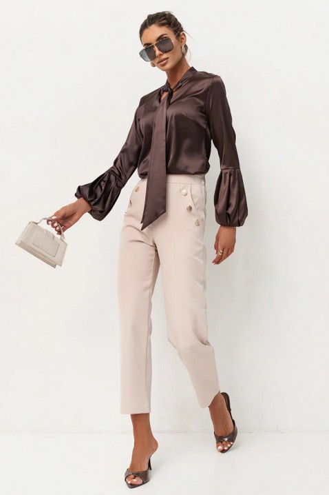 Ženska bluza GERZOLDA BROWN, Boja: braon, IVET.RS - Nova Kolekcija